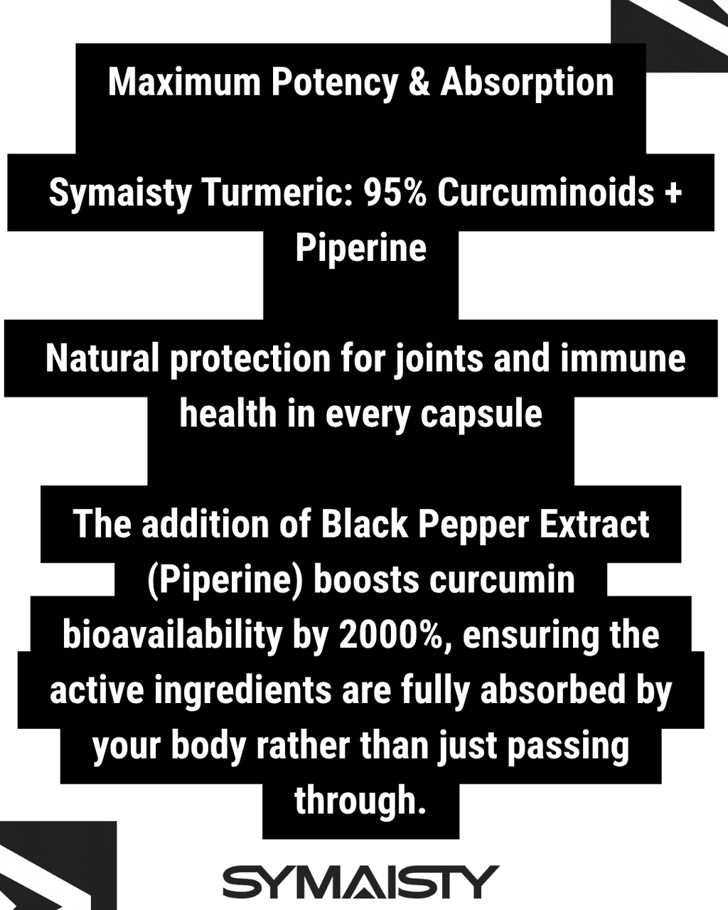 Turmeric (95% Curcumin) + Piperine