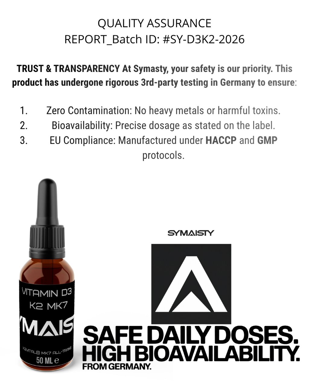 Vitamin D3 + K2 Drops